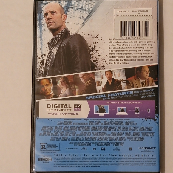 Wild Card DVD - Picture 2 of 2